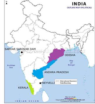 On The Outline Political Map Of India Provided To You Locate And Label