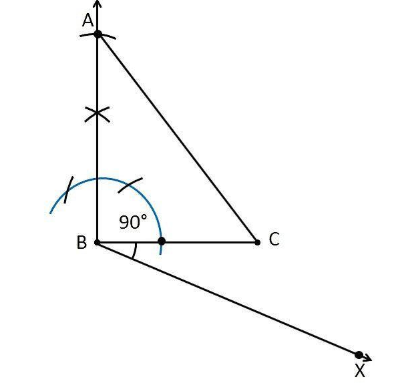 Draw a right triangle in which the sides (other than the hypotenuse ...